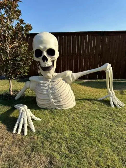 🎃Halloween Pre-sale 50% OFF🔥–Towering Skeleton with LED Eyes & Haunting Sounds👻(Limited Stock)