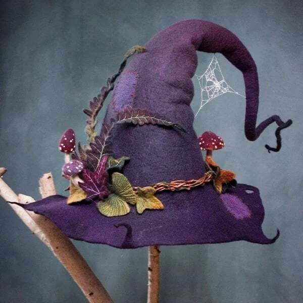 🔥Summer Hot Sale-49%OFF 🔥Halloween Party Felt Witch Hats