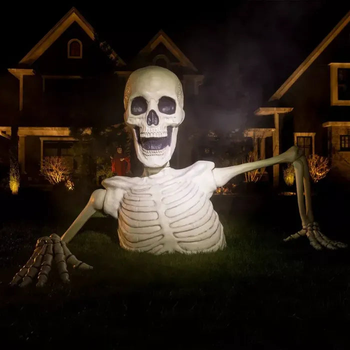 🎃Halloween Pre-sale 50% OFF🔥–Towering Skeleton with LED Eyes & Haunting Sounds👻(Limited Stock)