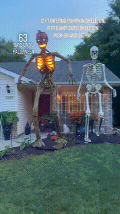 π Last Day For Clearance,β¨12ft skeleton