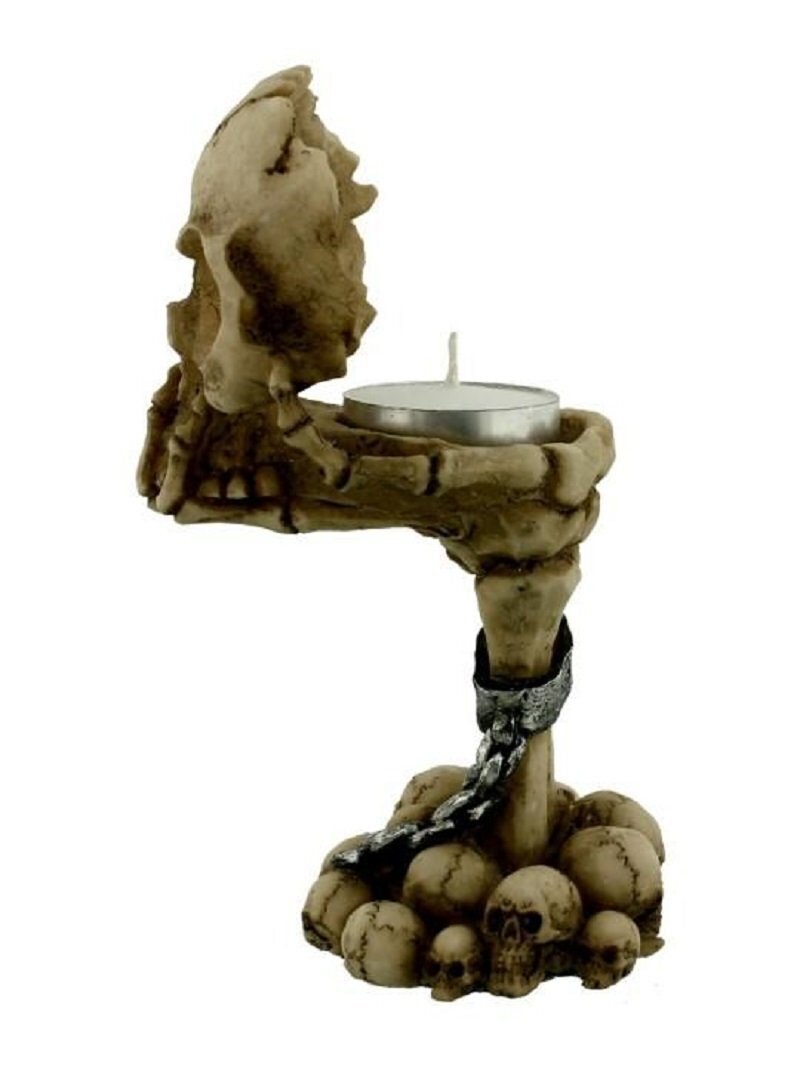 Deliberation Tealight Holder/Halloween Decor, Home Horror Decor
