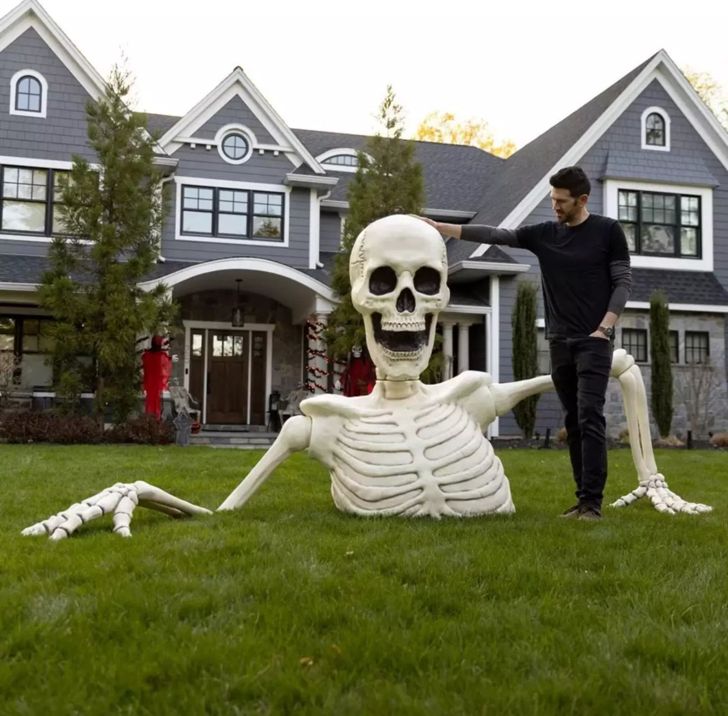 💥Limited time pre-sale49% OFF🎃Ground Breaking Pumpkin Skeleton( 89 sets left)