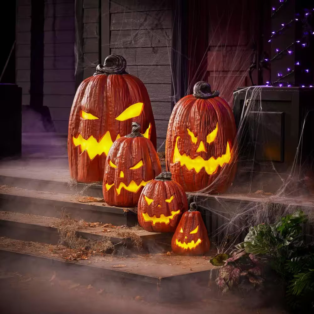 8 ft. Giant Sized LED Pumpkin Lantern Stack
