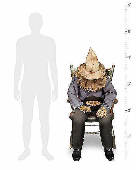 Sitting Scarecrow Animatronic