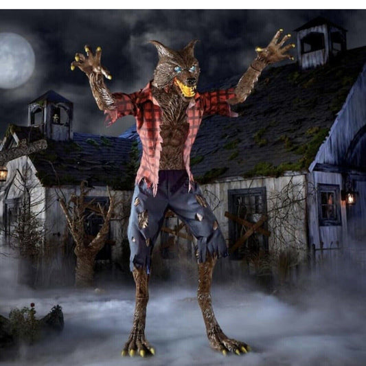 Halloween Animatronic 9.5ft Animated Immortal Werewolf