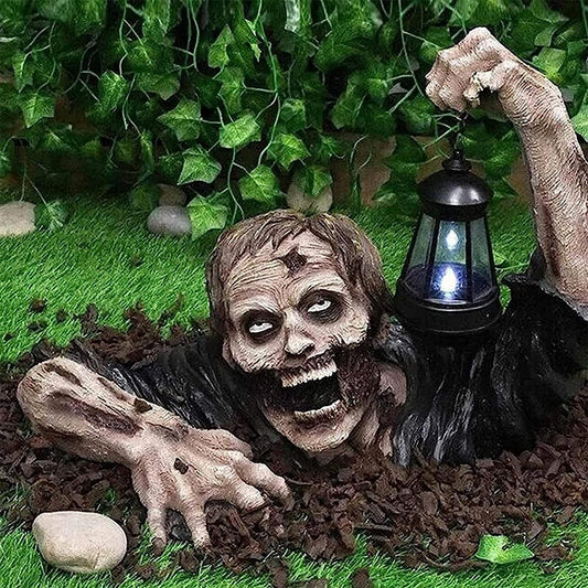 Solar LED Zombie Garden Statue-Halloween