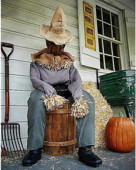 Sitting Scarecrow Animatronic