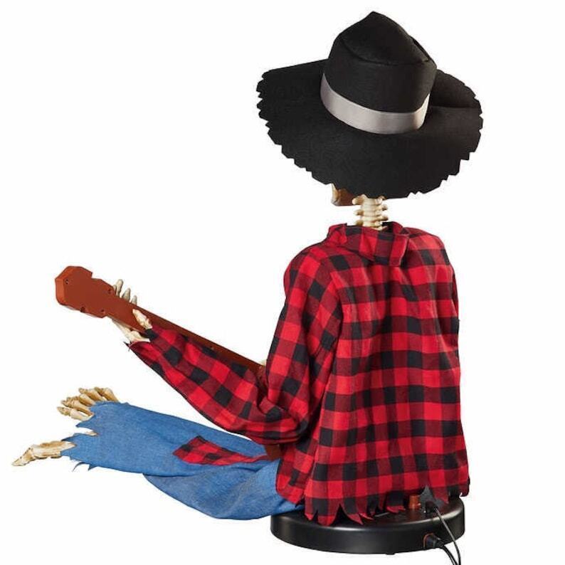 Funny Animated Dueling Banjo Skeletons-Halloween