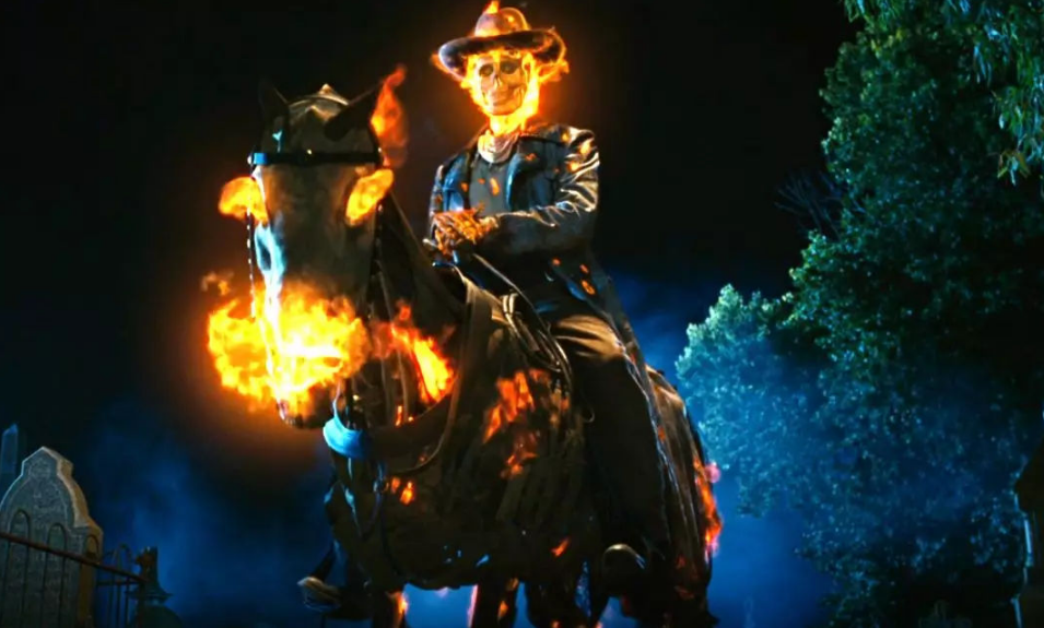 Ghost Rider-Skeleton Cowboy & Skeleton Horse
