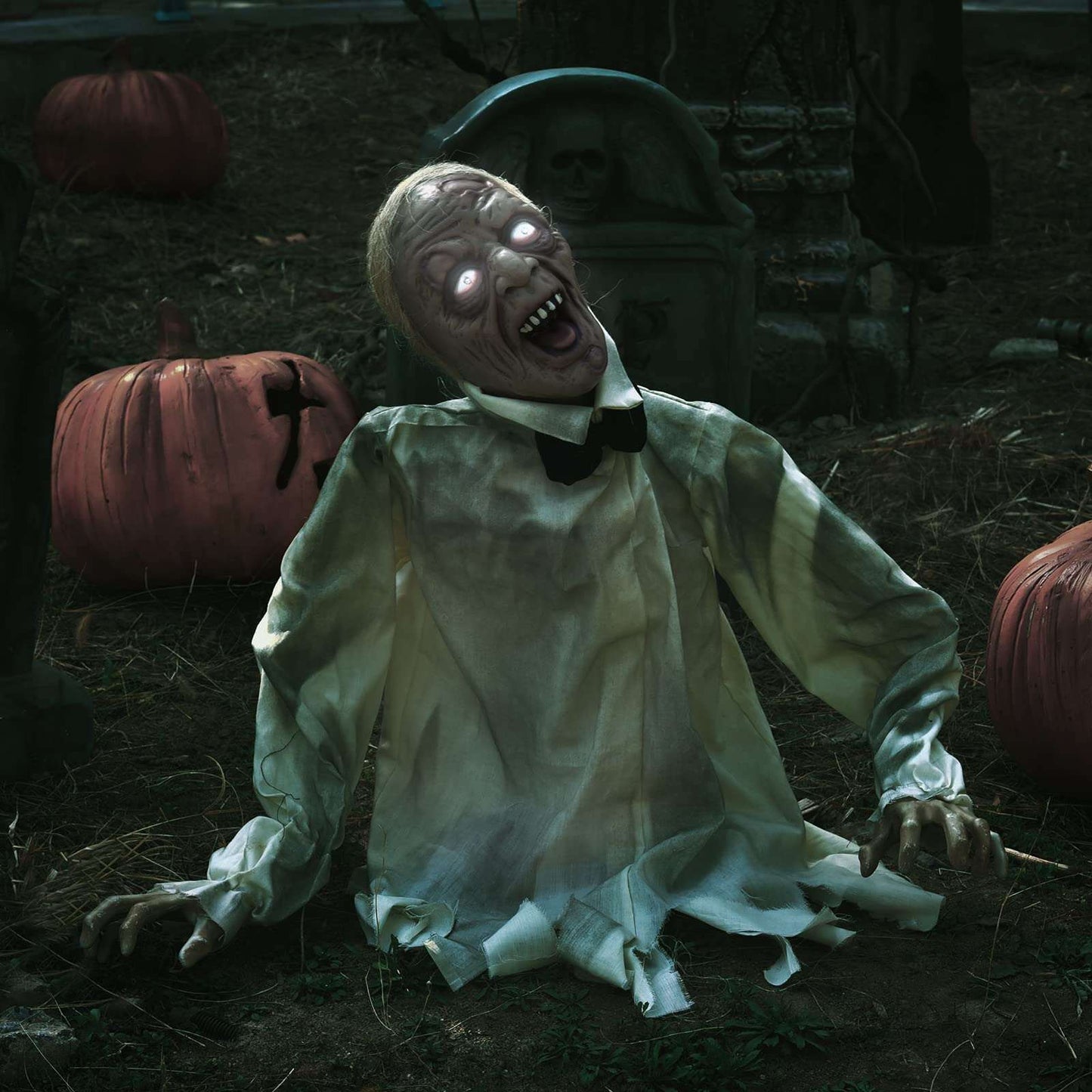 Scary Zombie Halloween Outdoor Decorations Animated
