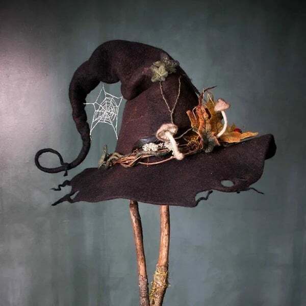 🔥Summer Hot Sale-49%OFF 🔥Halloween Party Felt Witch Hats