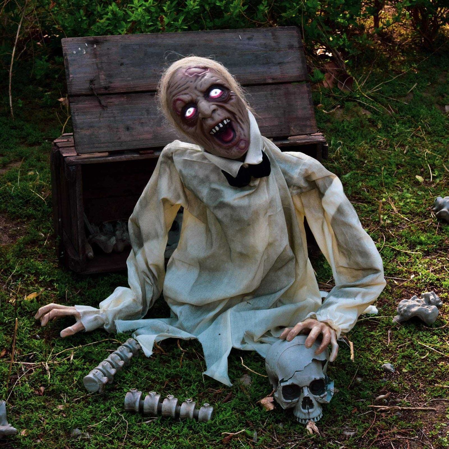 Scary Zombie Halloween Outdoor Decorations Animated