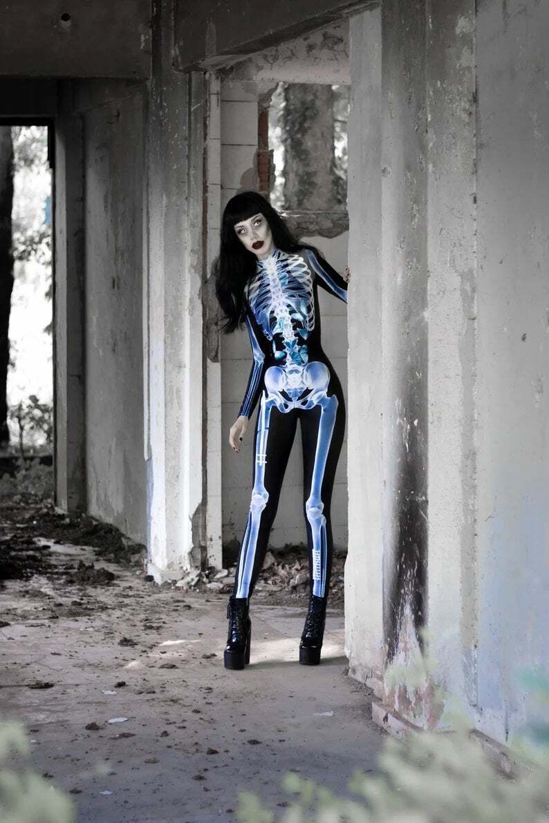 🎃Sale -SexySkull Bodysuit