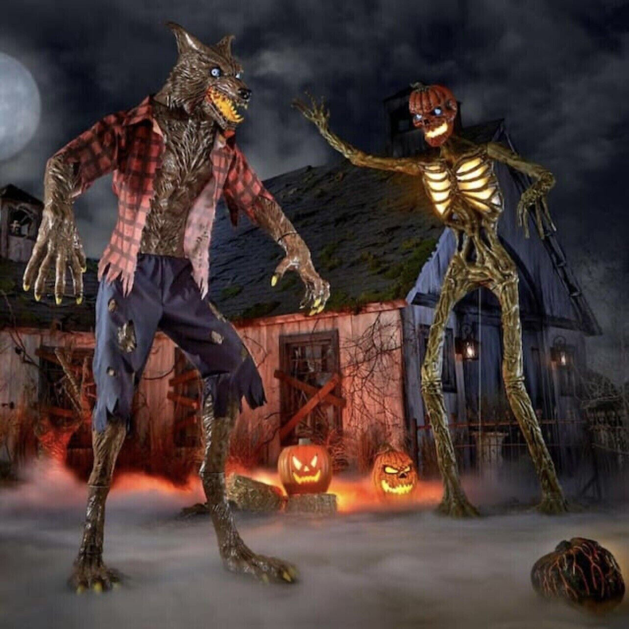 Halloween Animatronic 9.5ft Animated Immortal Werewolf
