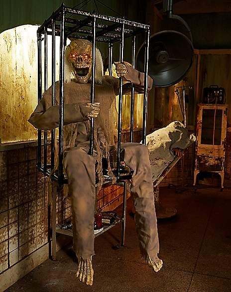 Halloween Skeleton Cage Prisoner
