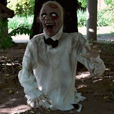 Scary Zombie Halloween Outdoor Decorations Animated