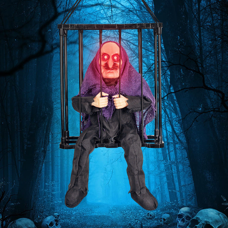 Halloween Skeleton Cage Prisoner