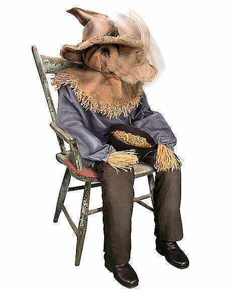 Sitting Scarecrow Animatronic