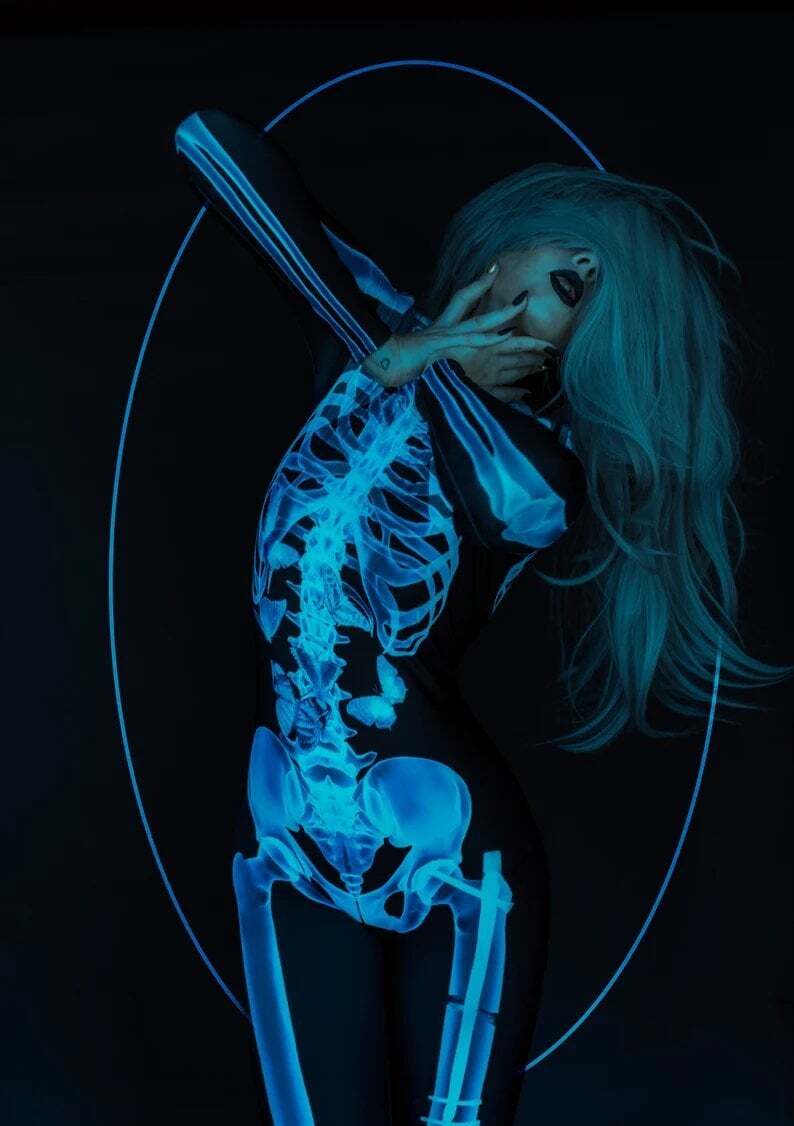 🎃Sale -SexySkull Bodysuit
