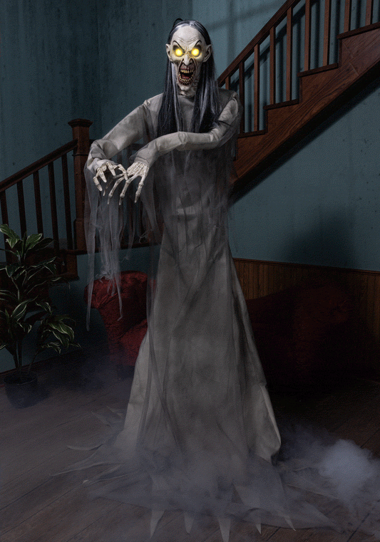 7 Foot Animatronic Wailing Banshee Seasonal Visions International Halloween Decoration