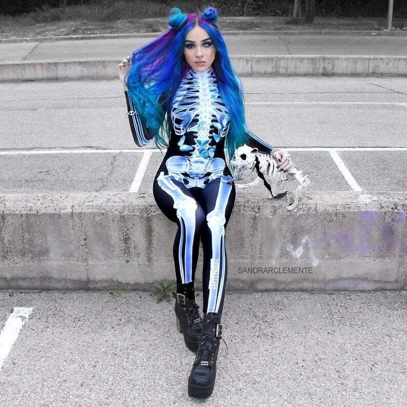 🎃Sale -SexySkull Bodysuit