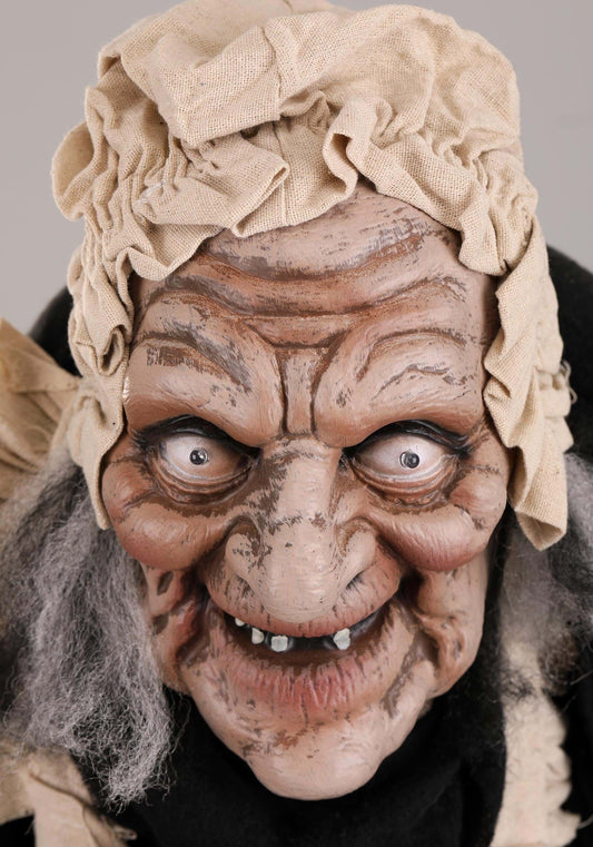 5 Foot Animatronic Old Hag Decoration