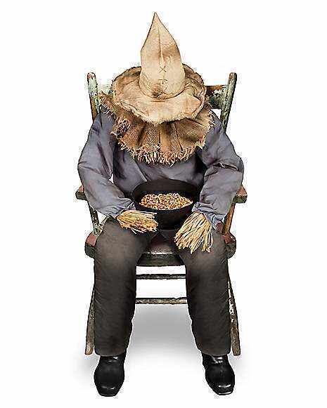 Sitting Scarecrow Animatronic