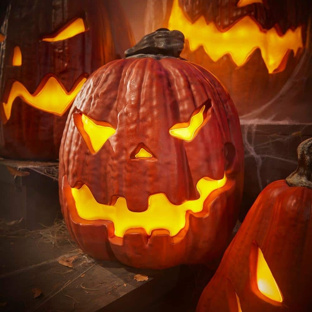 8 ft. Giant Sized LED Pumpkin Lantern Stack