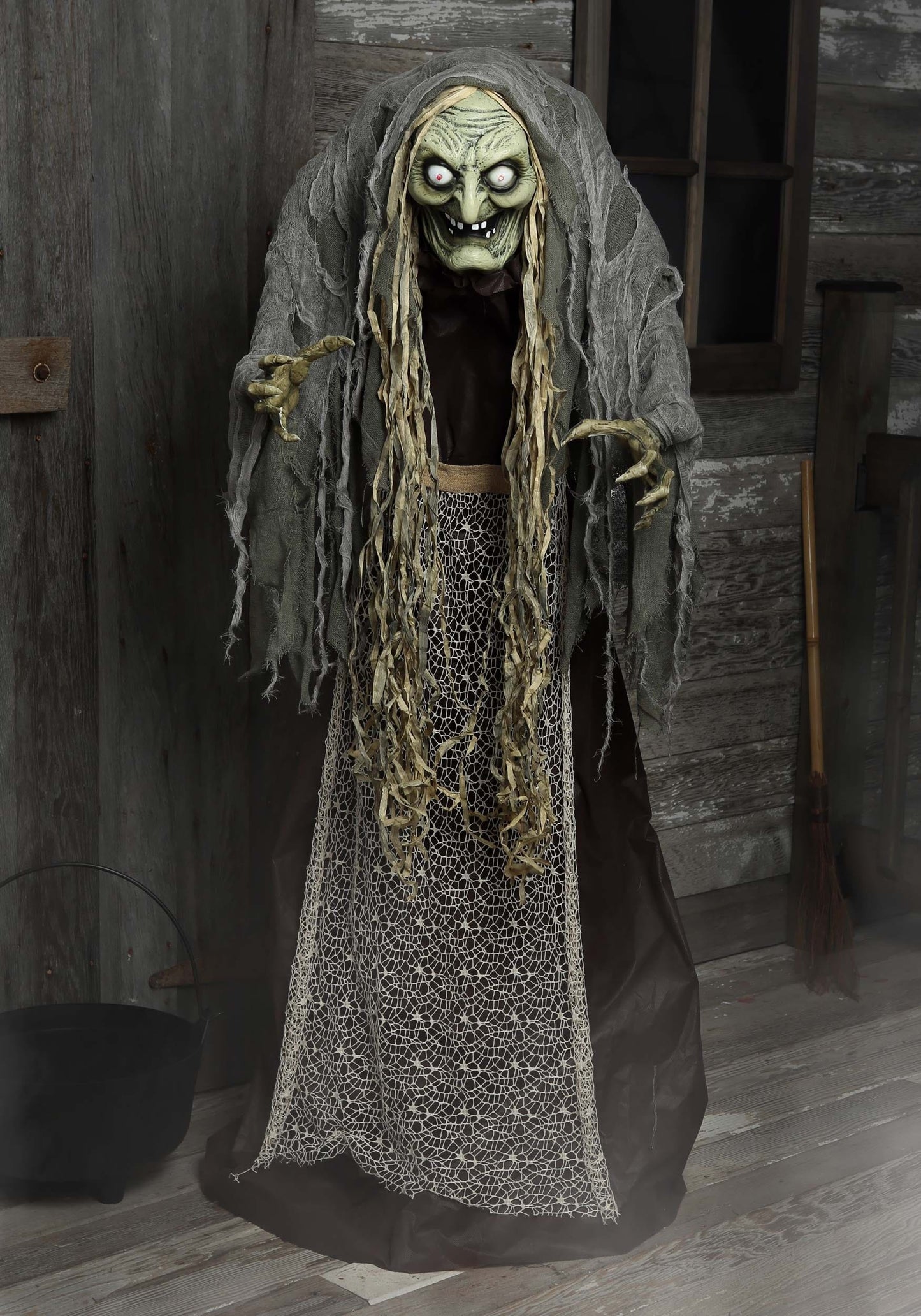 Hag the Witch 5 Foot Animatronic Decoration